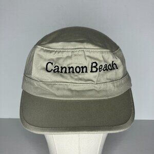 Cannon Beach Beige Adjustable Hat Cap